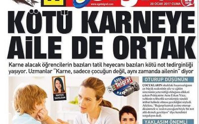 Karne notu mu, bizlerin notu mu?